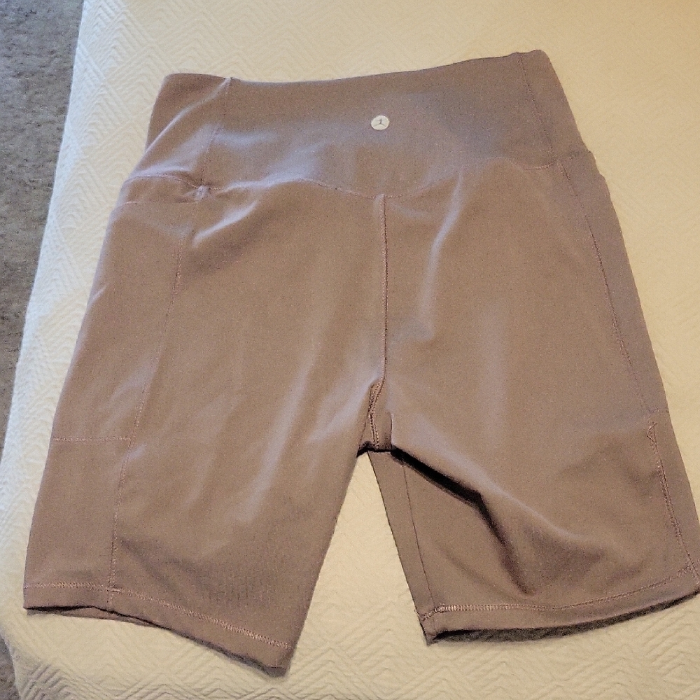 Danskin Women's Taupe Bike Shorts